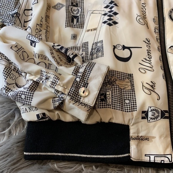 Tail vintage bomber jacket microfiber golf print M - Picture 7 of 9